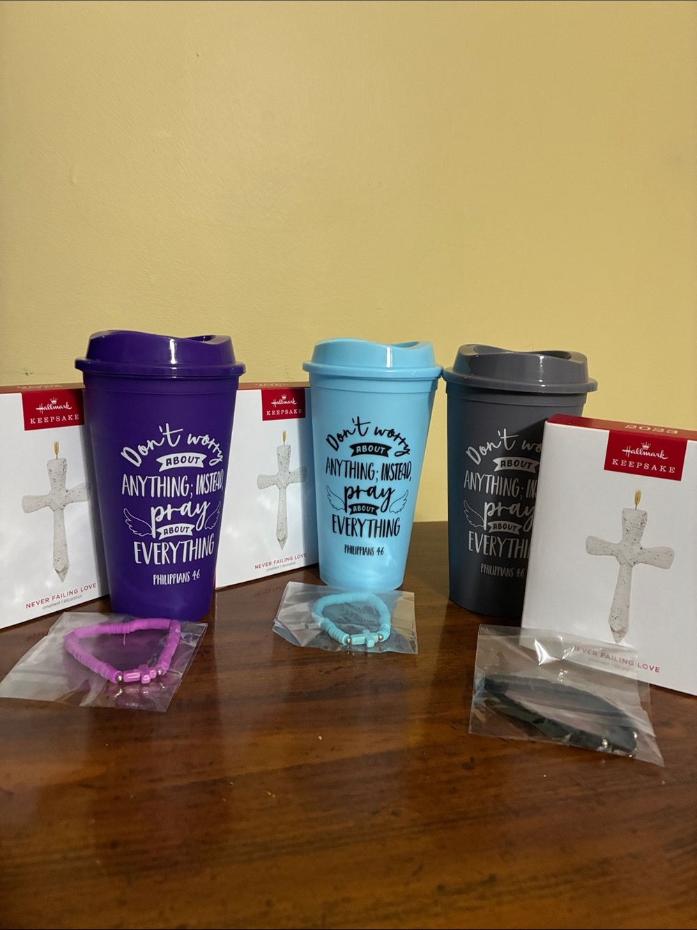 Religious Verse Bundle - Cross, Bracelet, & Cup - Picture 6 of 13